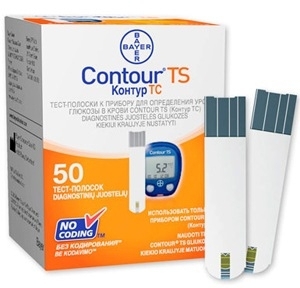 Тест-полоски для глюкометра CONTOUR TS N50 уп